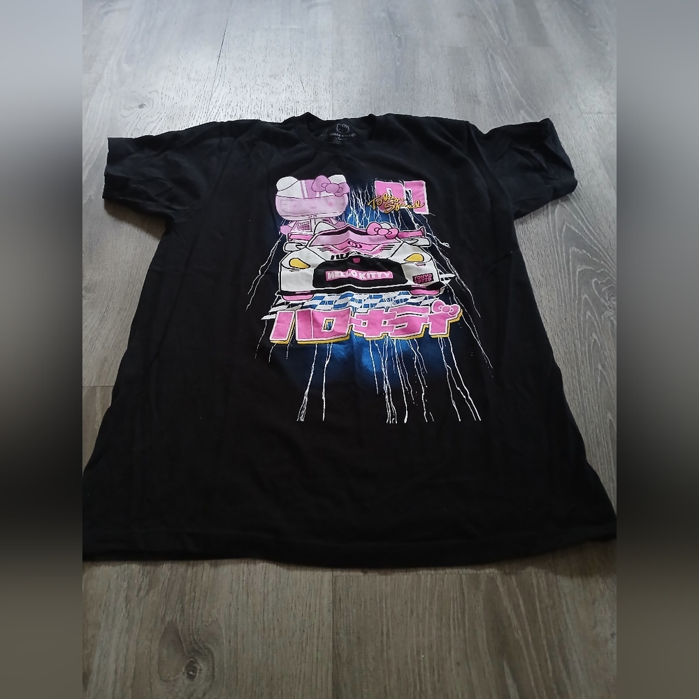 Hello Kitty Black Graphic Shirt